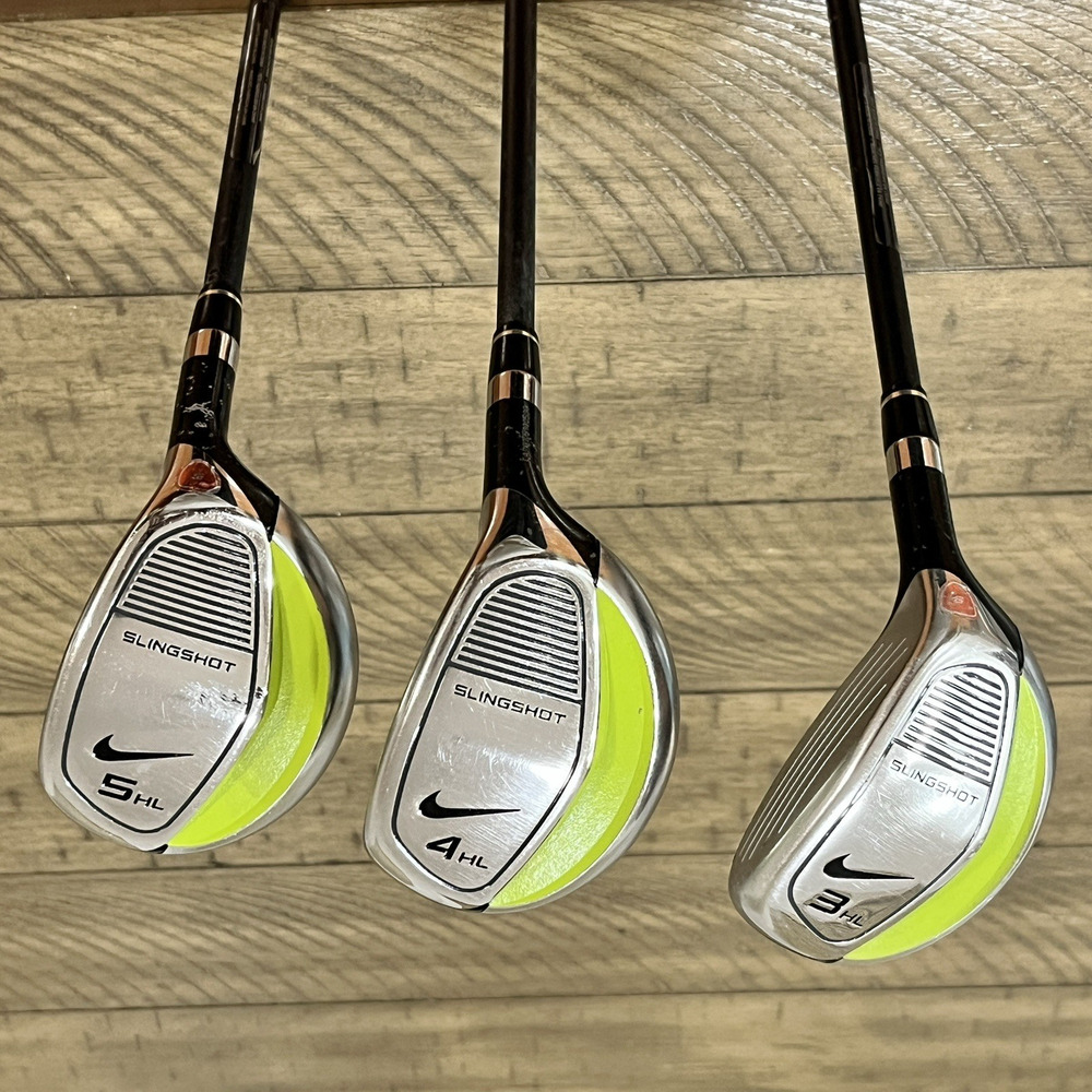 Nike Slingshot HL 3H 4H 5H Hybrid Set RH Stiff Flex UST Graphite All Original